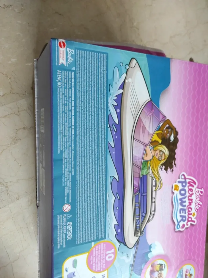 Barbie bateau mermaid power inclus 1o pièces neuf - photo numéro 8
