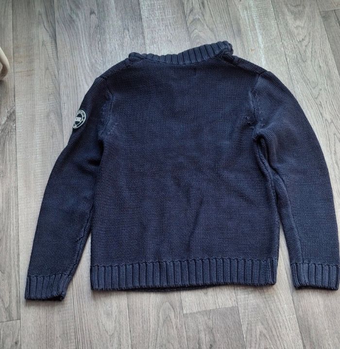 Pull marine avec torsades. La fabrique des garçons - photo numéro 4