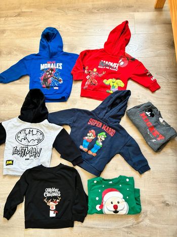 Lot sweat et pull 2/3 ans garçon