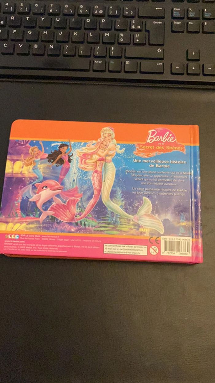 Livre Puzzle. Barbie et le Secret des Sirènes. - photo numéro 2
