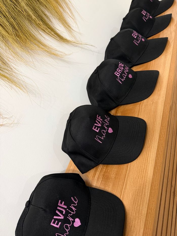 Casquette personnalisée brodée EVJF - photo numéro 6