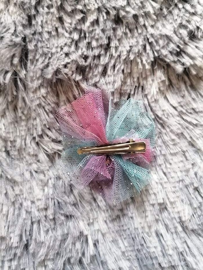 Pince papillon rose clair - photo numéro 2