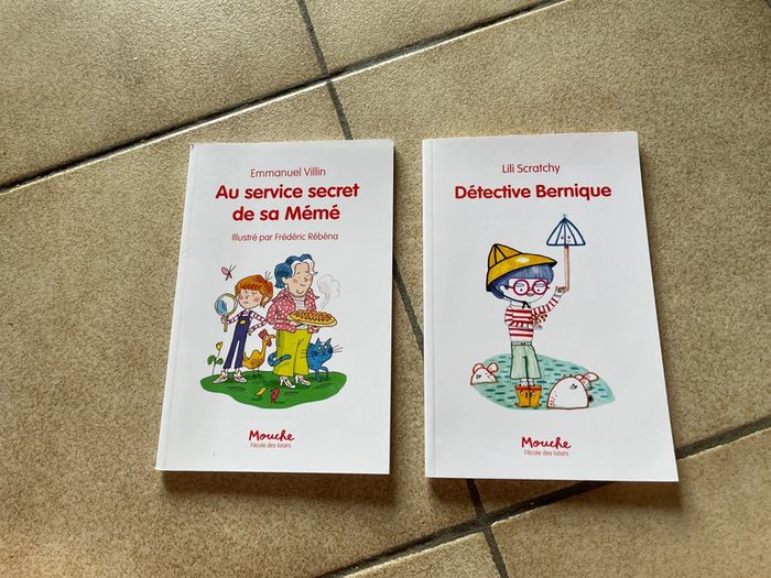 Lot 2 livres : Au service secret de sa mémé et Détective Bernique