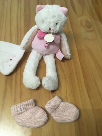 Chausson naissance coton bout’chou