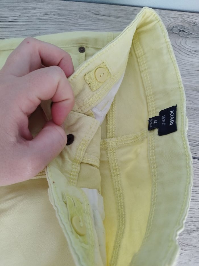 Jeans slim jaune fille 8 ans - photo numéro 5