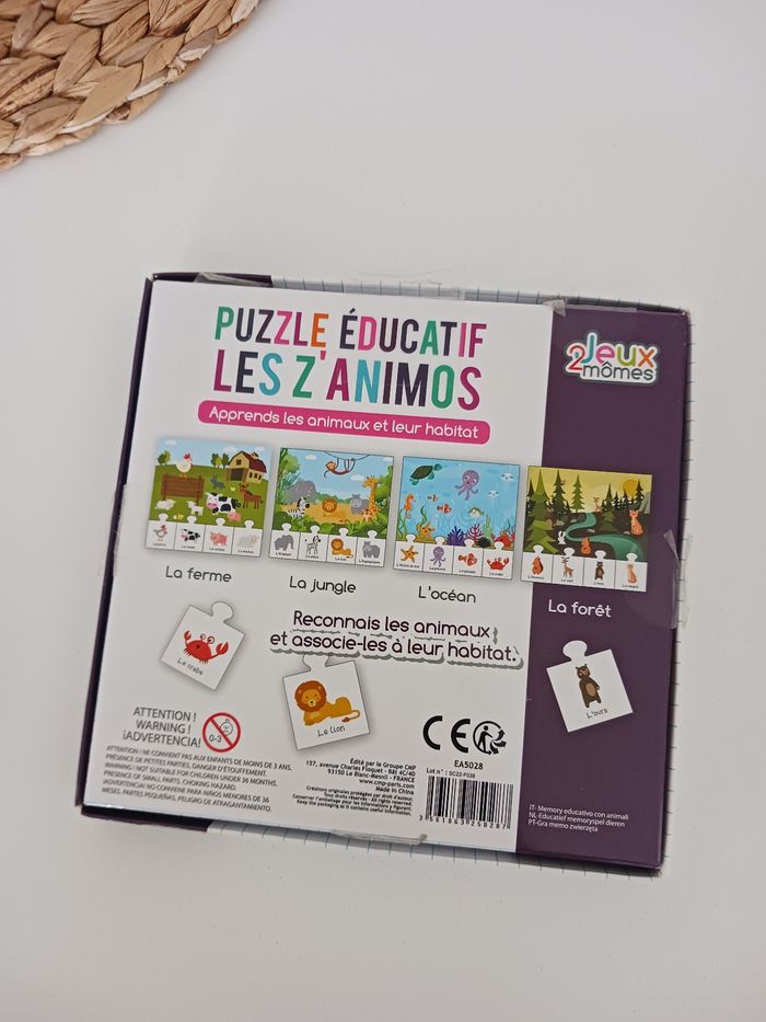 Puzzle animaux - photo numéro 2