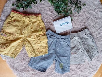 Lot de 3 bermudas 6 mois