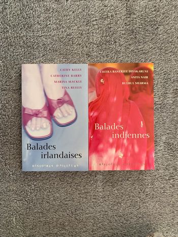 Livre balades irlandaises / balades indiennes ( 2,50 e le lot )