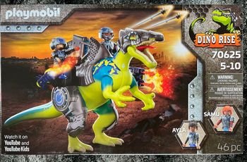 Playmobil Dinos 70625 Spinosaure et combattants