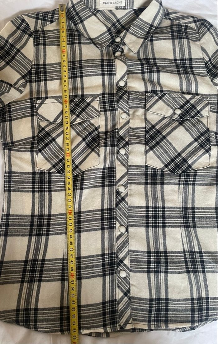 Chemise à carreaux »Cache-Cache »manches longues - photo numéro 5