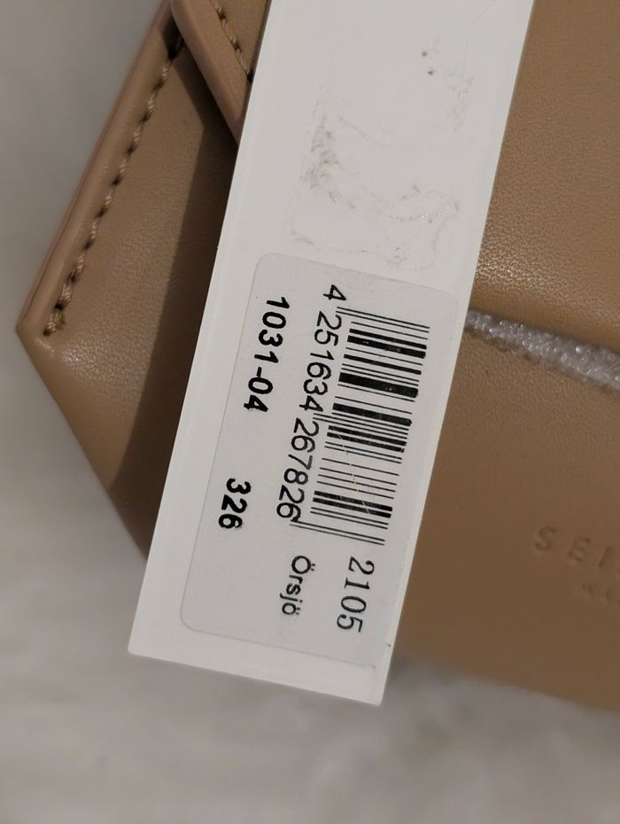👜 Sac bandoulière Seidenfelt manufaktur modèle Örsjö – Beige – Neuf avec étiquette - photo numéro 2