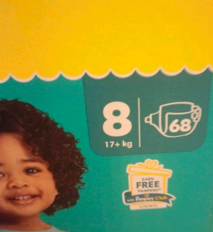 Couches Pampers Baby-Dry Taille 8 - photo numéro 2