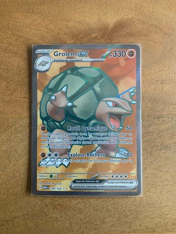 Carte Pokemon Grolem EX Full Art 151