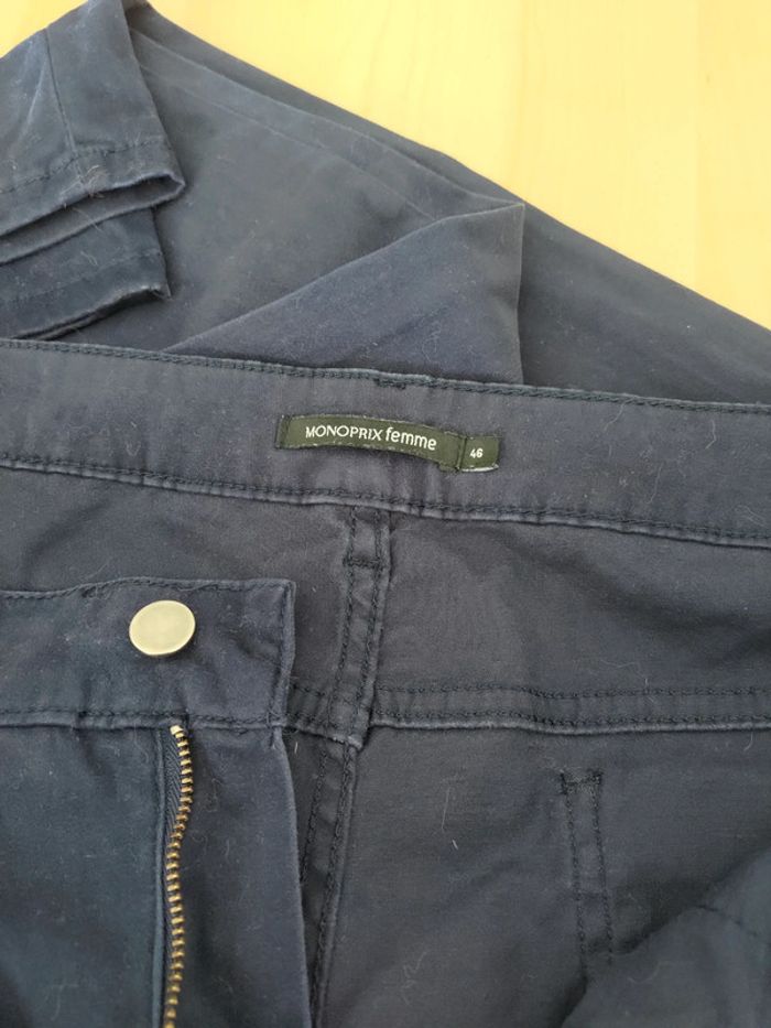Monoprix pantalon marine 46 - photo numéro 6
