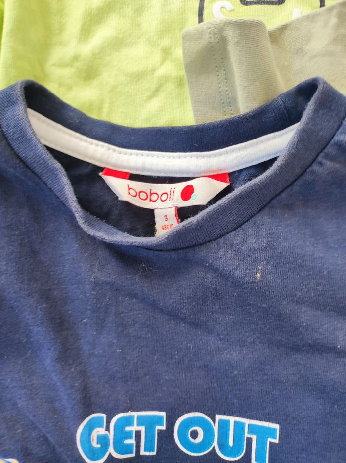 Lot tee shirt 3 ans - photo numéro 3