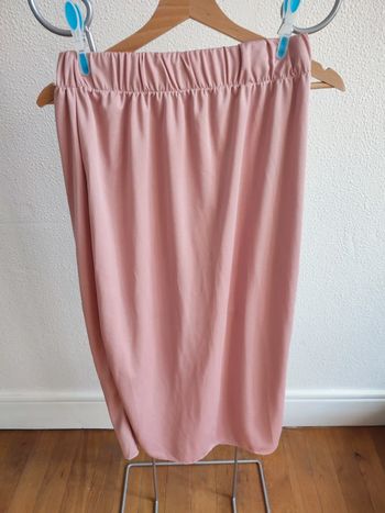 Jupe longue rose tendance
