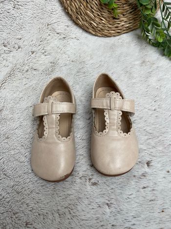 Ballerine en similicuir beige - Melchior 