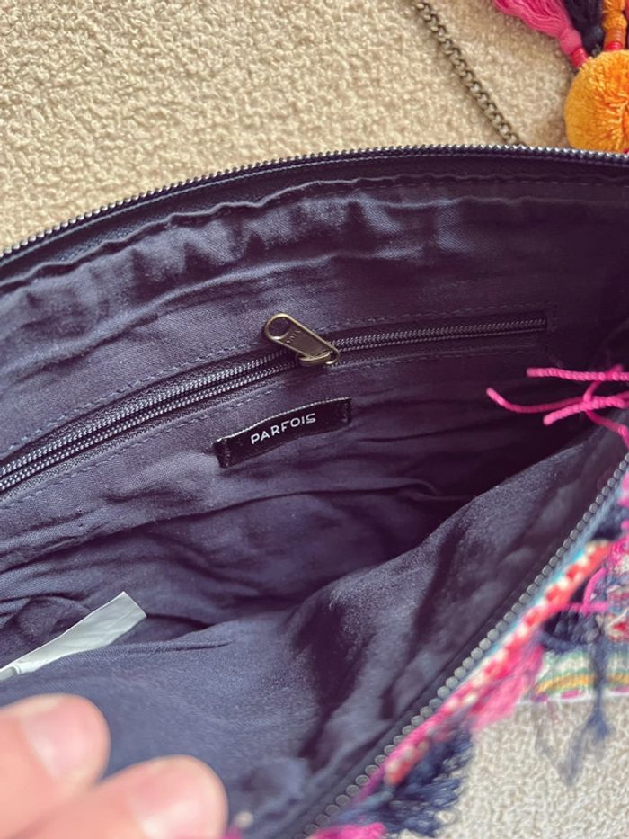 Pochette avec chaîne femme parfois bohème / tissage / ethnique - photo numéro 5