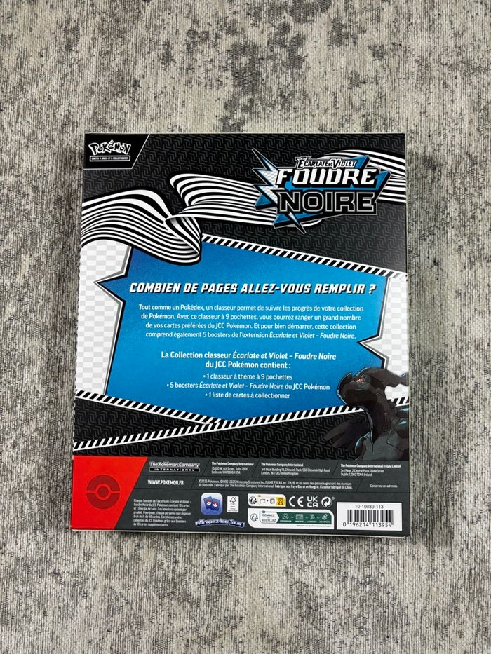 Pokémon Coffret Classeur EV10.5 Foudre Noire - photo numéro 3