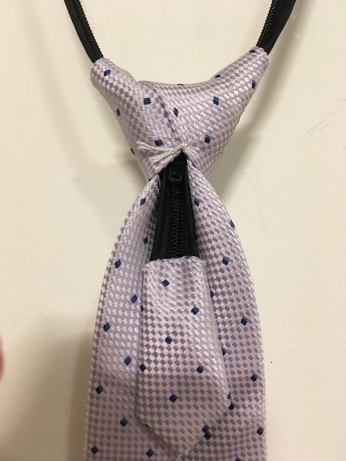 Cravate rosé à carreaux pour enfants 👶 - photo numéro 4