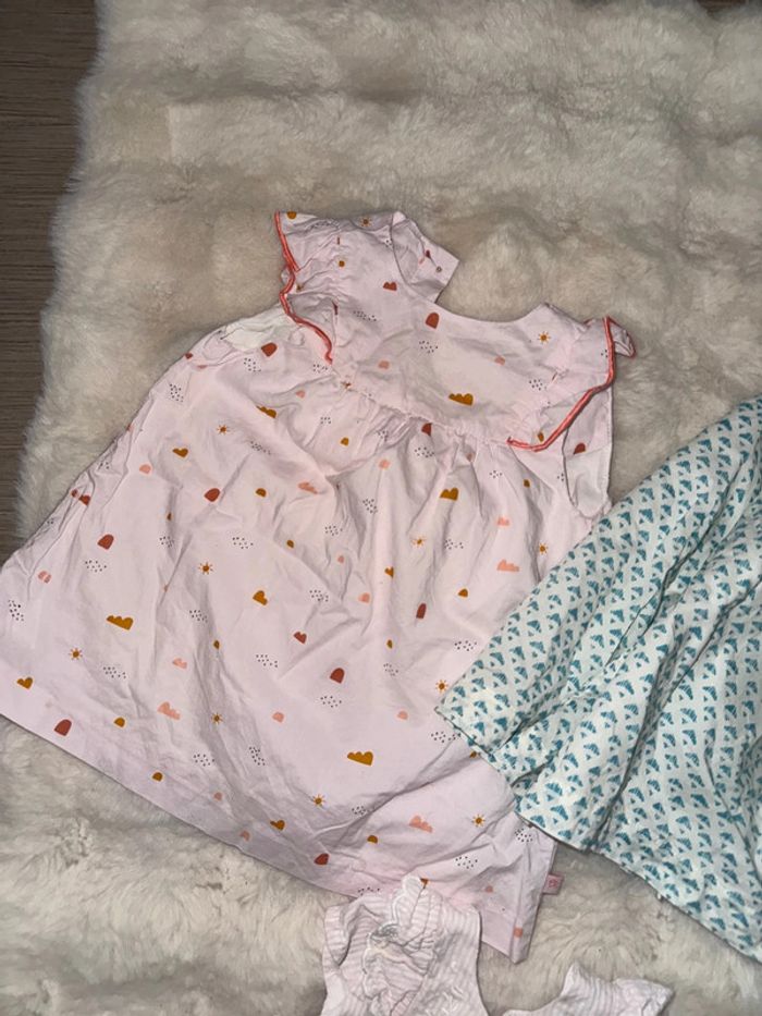 Lot 3 magnifiques robe été 6 mois - photo numéro 3