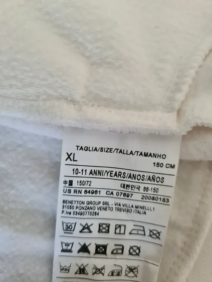 Sweat à capuche Benetton 10/11 ans - photo numéro 7