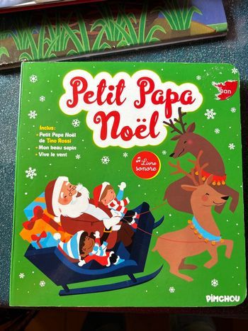Livre sonore petit papa Noël