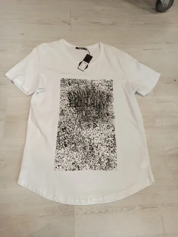 Tee shirt blanc homme xxl flocage en relief
