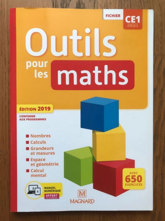 Outils pour les Maths CE1 (2019) - Fichier de l'élève - photo numéro 4
