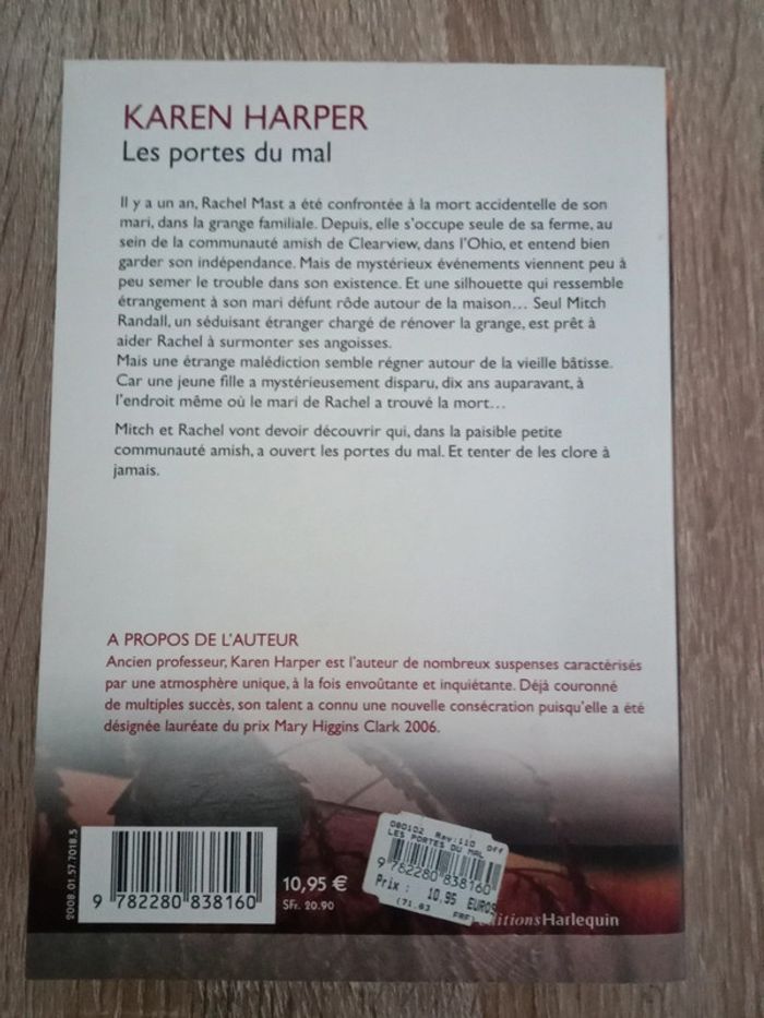 Karen Harper 🪅 Les portes du mal - photo numéro 2