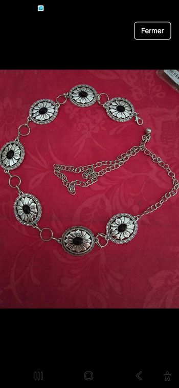 Ceinture métal ajustable