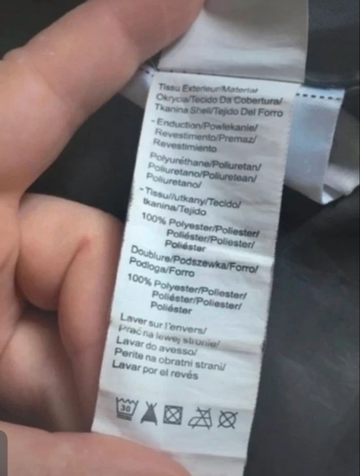 Manteau imperméable garçon TRÈS BON ÉTAT taille 5 ans couleur gris - photo numéro 10