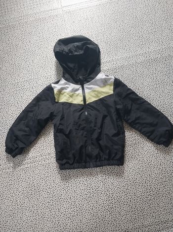 Coupe-vent garçon Gémo 5 ans 🌦️ noir/jaune clair