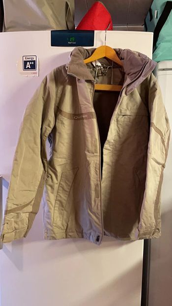 Manteau quechua taille s couleur taupe