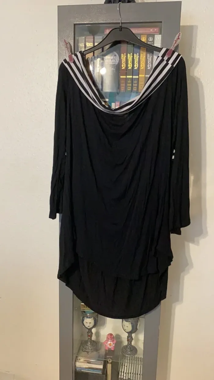 tunique noir blanche Rosegal taille 56 - photo numéro 6