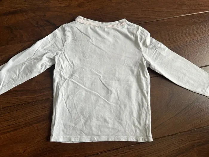 T shirt manches longues garcon blanc Dinosaure Sergent Major 4ans - photo numéro 3