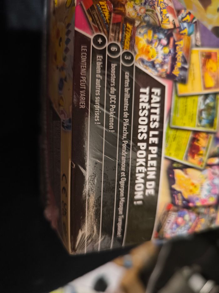 Coffret métallique boîte lunch box Pokémon 6 booster 3 cartes brillantes Etc AB prix ferme neuf - photo numéro 2