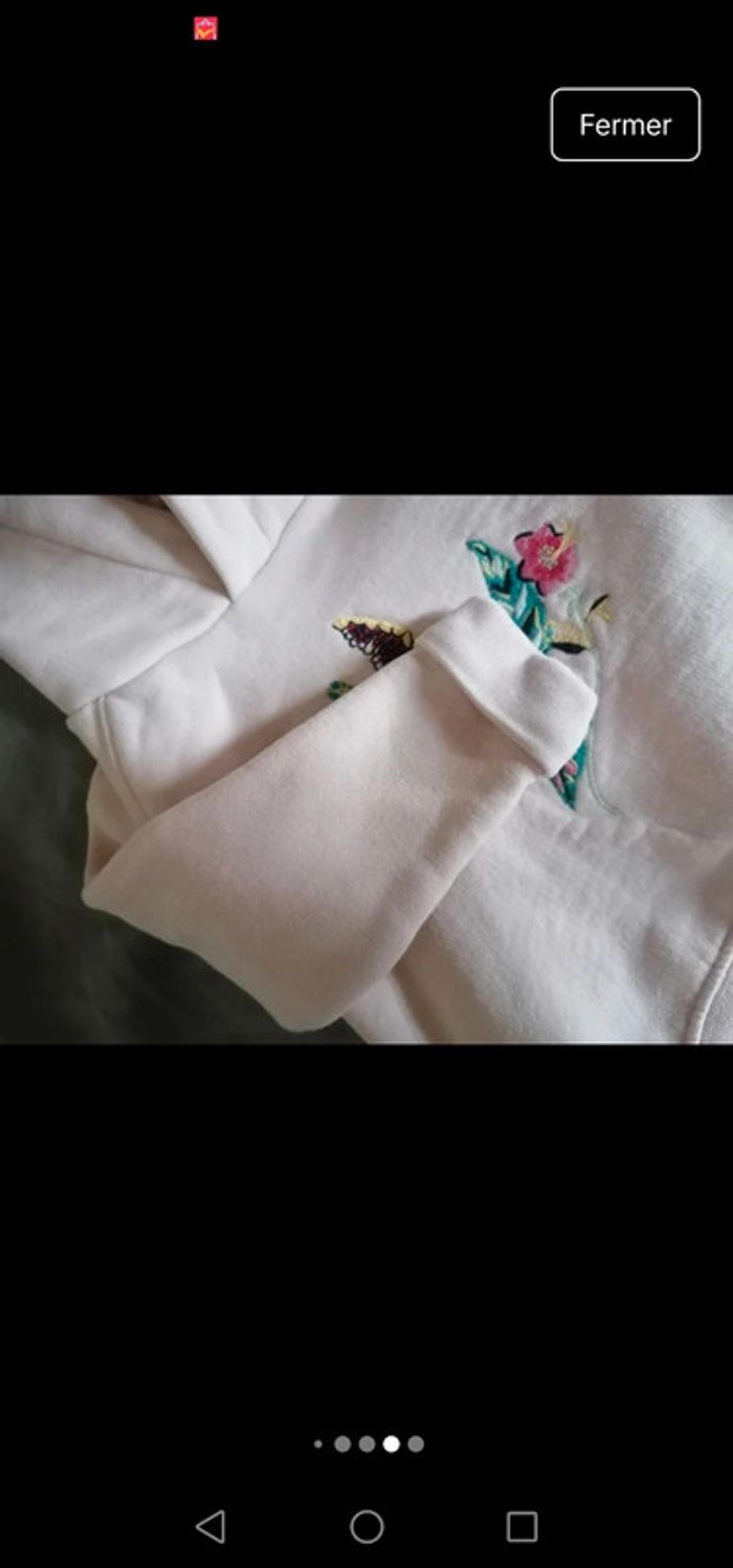 Sweat enfant rose tape à l'œil - photo numéro 5