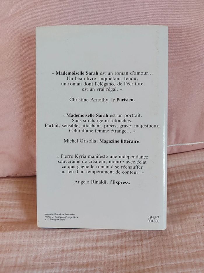 Mademoiselle Sarah. - photo numéro 2