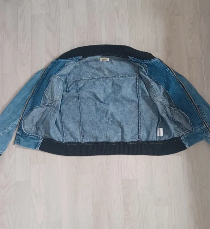 Veste en jean enfant fille 14 ans in extenso - photo numéro 3