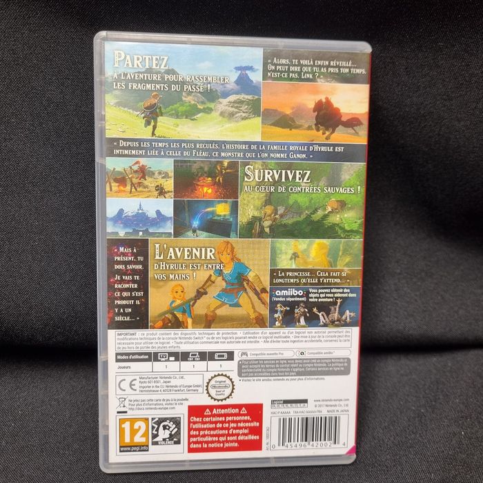 Zelda Breath Of The Wild Switch Comme Neuf - photo numéro 3