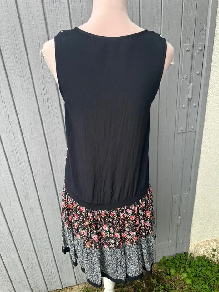 Robe été sans manches coloré fleuri etam 38/M - photo numéro 4