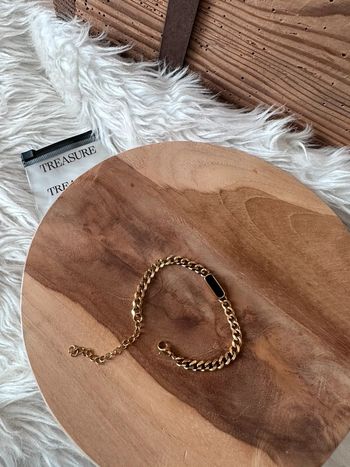 Bracelet athenais pierre noire