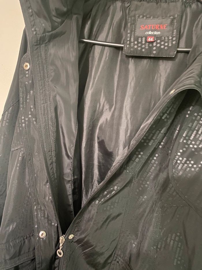 Manteau noir Saturne taille 44 - photo numéro 5