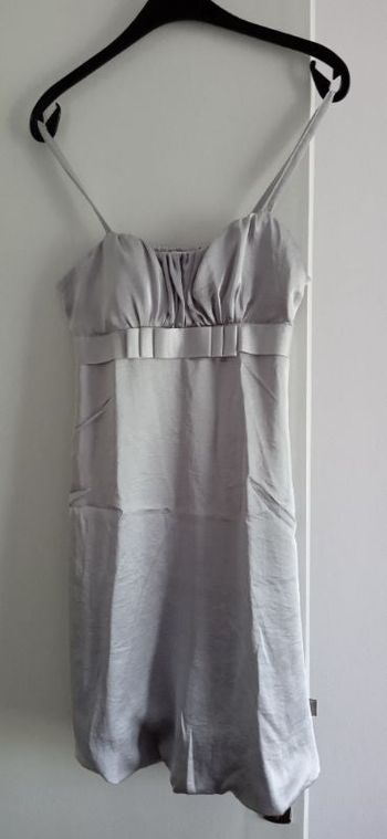 Robe de soirée argentée