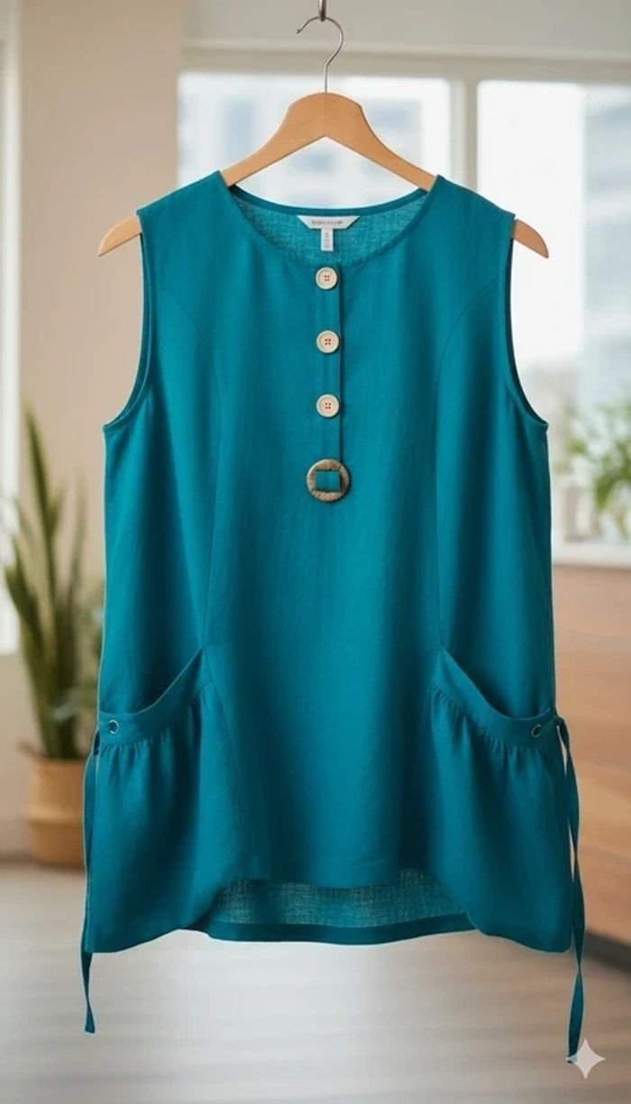 Blouse en Lin T-46 - photo numéro 4