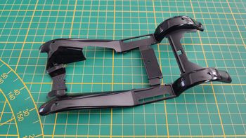 Châssis extérieur noir pièce miniature Bburago Burago Mercedes-Benz SSK 1/24 1/24e 1/24ème #C28