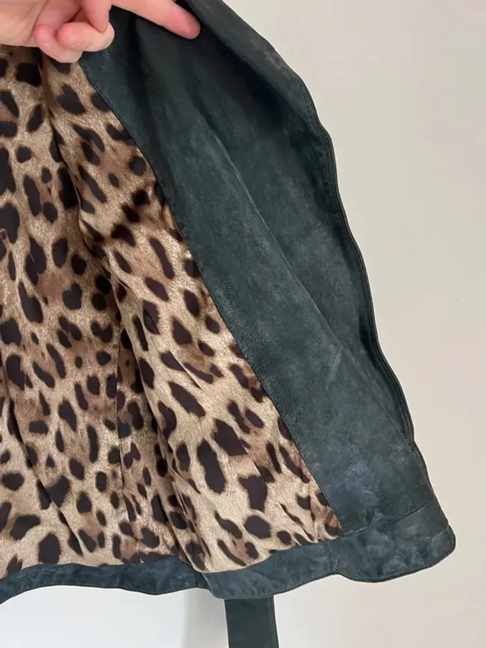 Perfecto en cuir Dolce & Gabbana - photo numéro 6