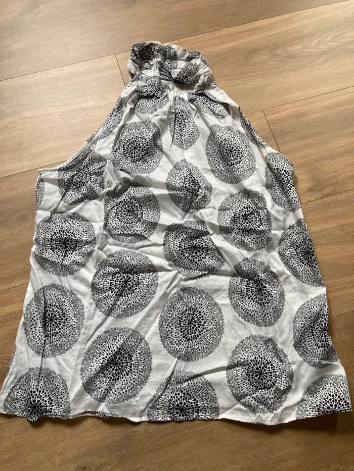 Haut sans manches camaïeu