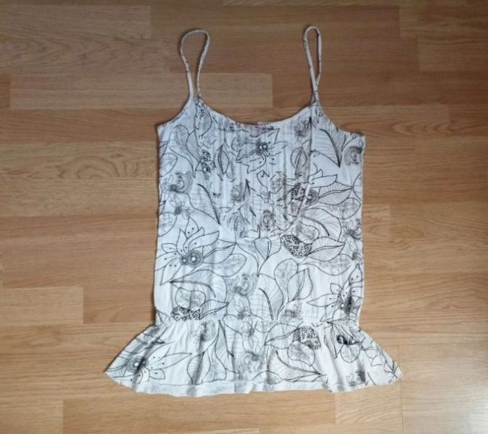 Haut " Oxbow" blanc imprimé T.2 - photo numéro 6